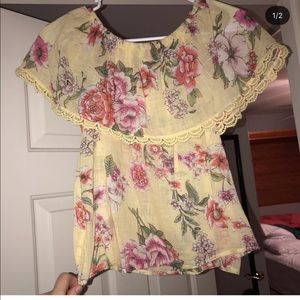 Billabong off the shoulder shirt
